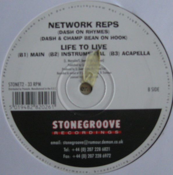 Network Reps - The Music / Life To Live | Stonegroove Recordings (STONET2) - 4 Network Reps - The Music / Life To Live | Stonegroove Recordings (STONET2) - 4