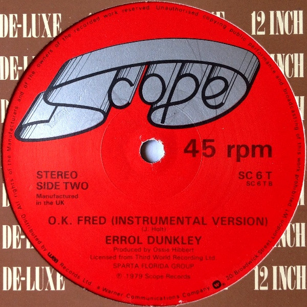 Errol Dunkley - O.K. Fred | Scope (SC 6 T) - 2