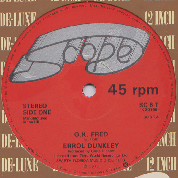 Errol Dunkley - O.K. Fred | Scope (SC 6 T) Errol Dunkley - O.K. Fred | Scope (SC 6 T)