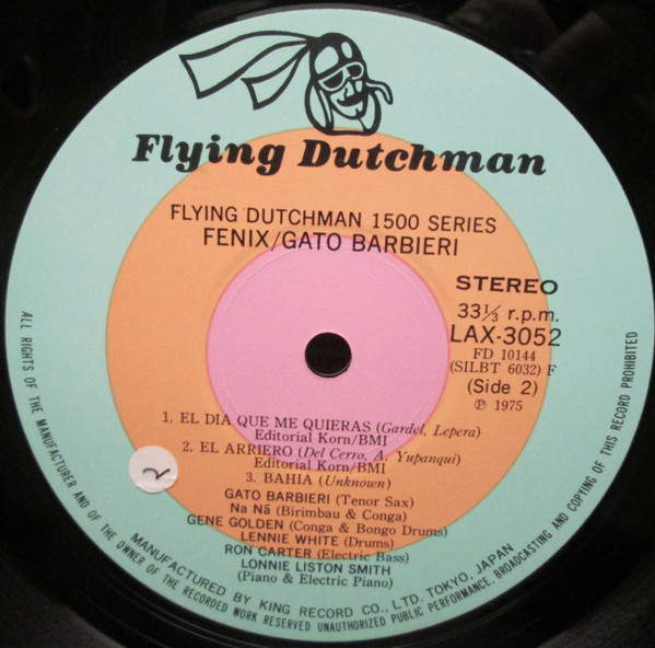 Gato Barbieri - Fenix | Flying Dutchman (LAX 3052) - 3