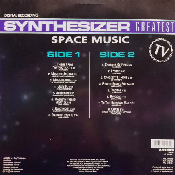 Ed Starink - Synthesizer Greatest - Space Music | Arcade (469046.1) - 2