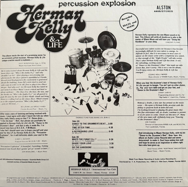 Herman Kelly & Life - Percussion Explosion! | Mr Bongo (MRBLP311) - 2