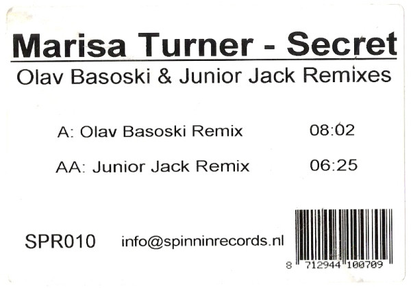 Marisa Turner - Secret | Spinnin' Records (SPR010)