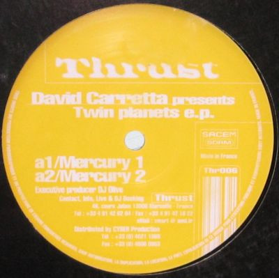 David Carretta - Twin Planets EP | Thrust (Thr006)