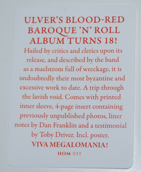 Ulver - Blood Inside | House of Mythology (HOM 033) - 3 Ulver - Blood Inside | House of Mythology (HOM 033) - 3