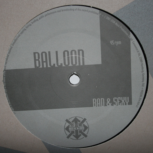Balloon - Bad & Sexy | EDM (EDM 056-1)