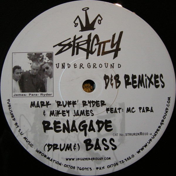 Mark Ryder And Mike James - Renegade (Drum &) Bass | Strictly Underground Records (STRUR2KR010) Mark Ryder And Mike James - Renegade (Drum &) Bass | Strictly Underground Records (STRUR2KR010)