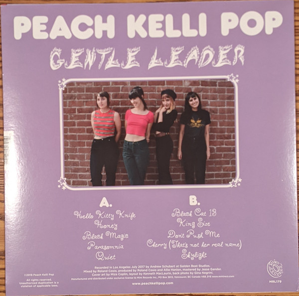 Peach Kelli Pop - Gentle Leader | Mint Records (MRL179) - 2