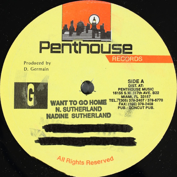 Nadine Sutherland - I Want To Go Home | Penthouse Records (none)
