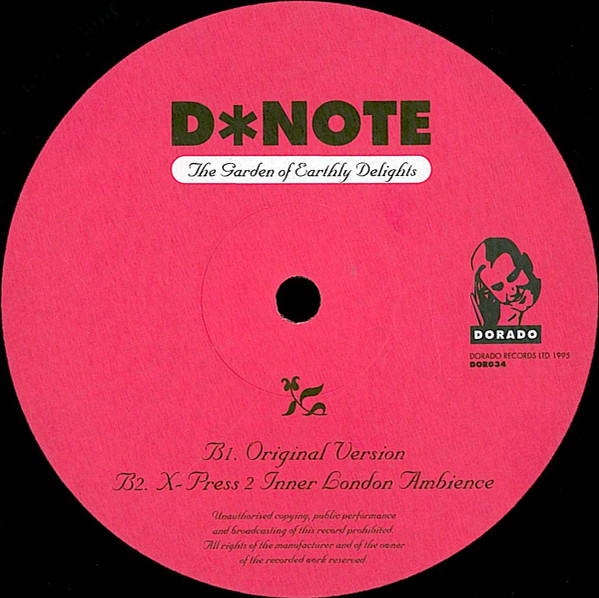 D*Note - The Garden Of Earthly Delights | Dorado (DOR034) - 4