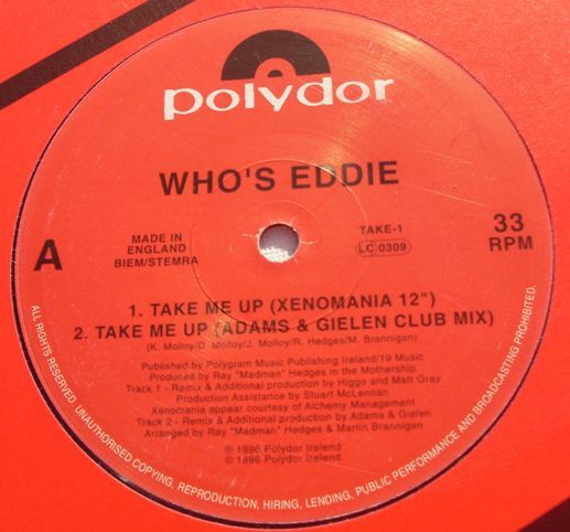 Who's Eddie - Take Me Up | Polydor (TAKE-1) - main Who's Eddie - Take Me Up | Polydor (TAKE-1) - main