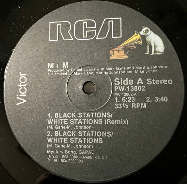 M + M - Black Stations / White Stations | RCA Victor (PW-13802) - 2 M + M - Black Stations / White Stations | RCA Victor (PW-13802) - 2