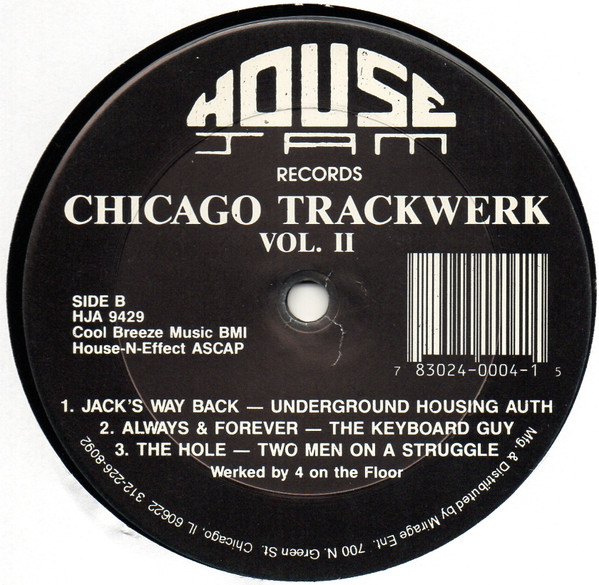 Various - Chicago Trackwerk - Vol. II | House Jam Records (HJA 9429) - 2 Various - Chicago Trackwerk - Vol. II | House Jam Records (HJA 9429) - 2
