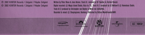 Trance Allstars - Lost In Love | Zeitgeist (570 602-1) - 3