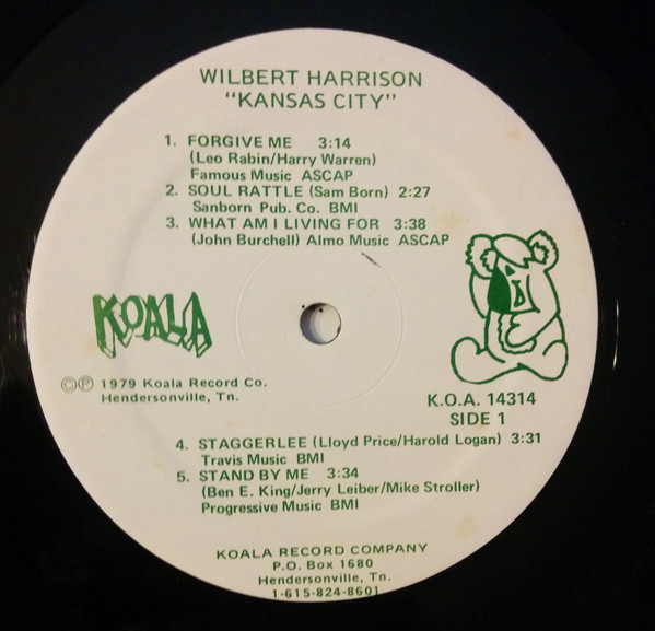 Wilbert Harrison - Kansas City | Koala (KOA 14314) - main