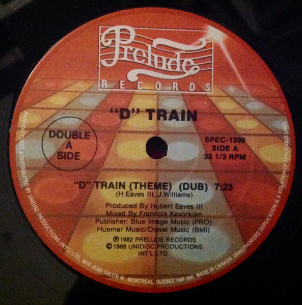 D-Train - "D" Train (Theme) (Dub) / Tryin' To Get Over | Unidisc (SPEC-1398)
