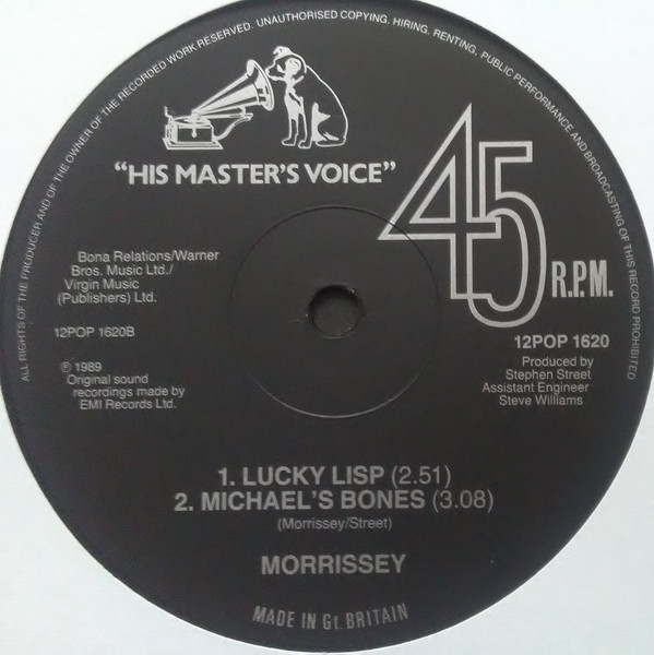 Morrissey - The Last Of The Famous International Playboys | His Master's Voice (12POP 1620) - 4 Morrissey - The Last Of The Famous International Playboys | His Master's Voice (12POP 1620) - 4