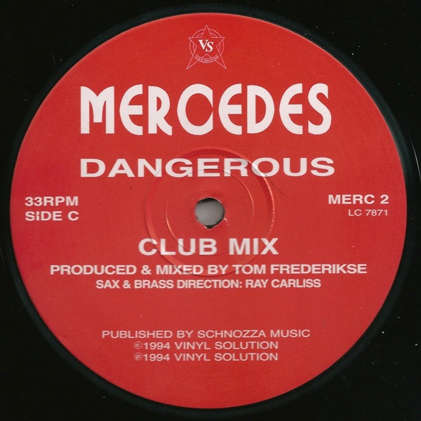 Mercedes - Dangerous | Vinyl Solution (MERC 2) - 5