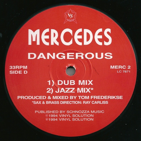 Mercedes - Dangerous | Vinyl Solution (MERC 2) - 6