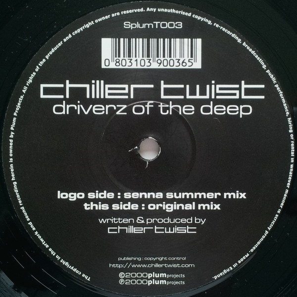 Chiller Twist - Driverz Of The Deep | Plum Projects (SplumT003) - main Chiller Twist - Driverz Of The Deep | Plum Projects (SplumT003) - main