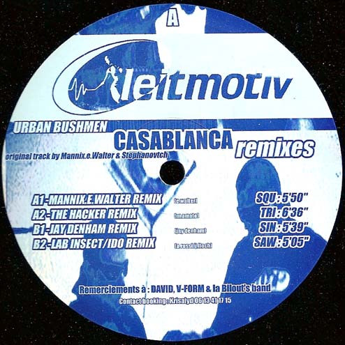 Urban Bushman - Casablanca Remixes | Leitmotiv (leit 004)