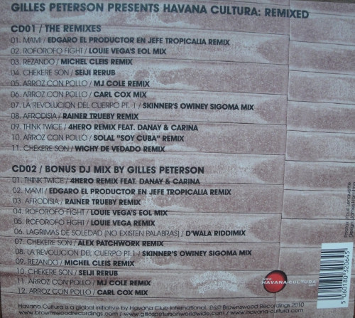 Gilles Peterson Presents Gilles Peterson's Havana Cultura Band - Remixed | Brownswood Recordings (BWOOD053CD) - 3 Gilles Peterson Presents Gilles Peterson's Havana Cultura Band - Remixed | Brownswood Recordings (BWOOD053CD) - 3