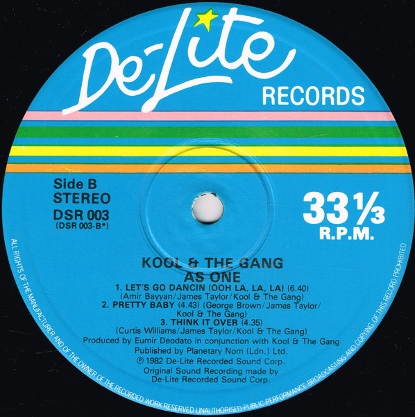 Kool & The Gang - As One | De-Lite Records (DSR 003) - 3 Kool & The Gang - As One | De-Lite Records (DSR 003) - 3