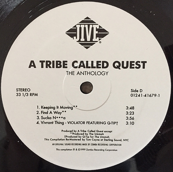 A Tribe Called Quest - The Anthology | Jive (01241-41679-1) - 8