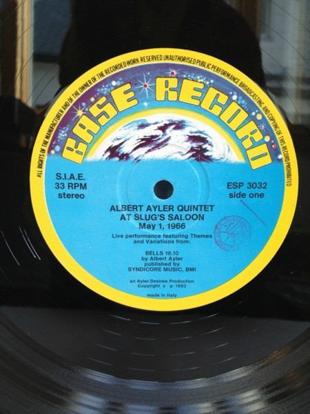 Albert Ayler Quintet - At Slug's Saloon Vol. 2 | Base Record (LP 3032) - 3