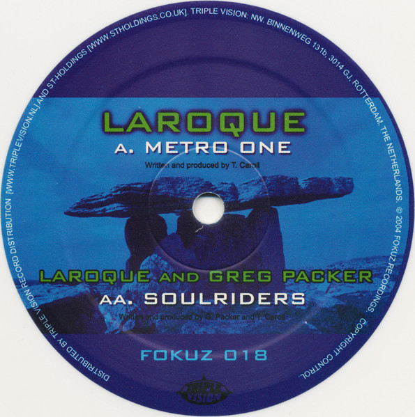 Laroque - Metro One / Soulriders | Fokuz Recordings (FOKUZ 018) - main