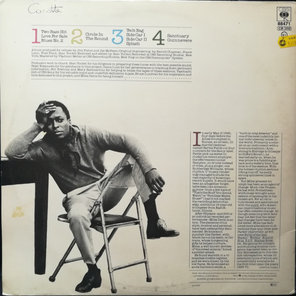 Miles Davis - Circle In The Round | CBS (CBS 88471) - 4