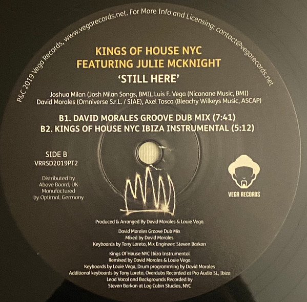 Kings Of House NYC Featuring Julie McKnight - Still Here | Vega Records (VRRSD2019PT2) - 4 Kings Of House NYC Featuring Julie McKnight - Still Here | Vega Records (VRRSD2019PT2) - 4