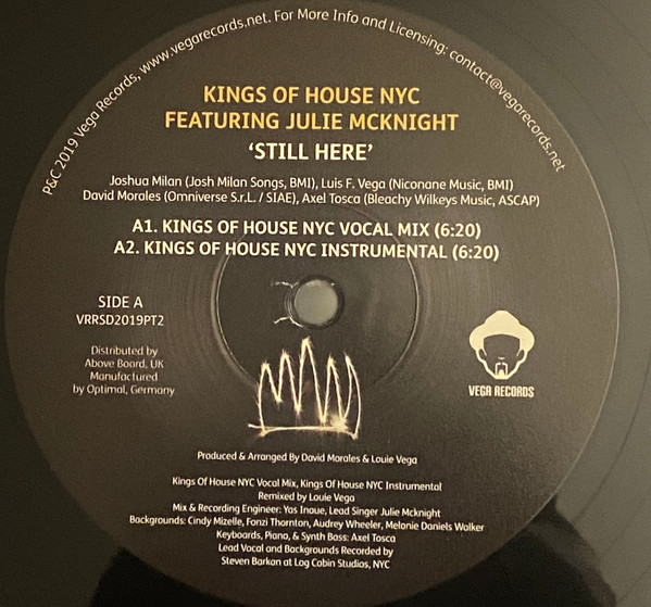 Kings Of House NYC Featuring Julie McKnight - Still Here | Vega Records (VRRSD2019PT2) - 3 Kings Of House NYC Featuring Julie McKnight - Still Here | Vega Records (VRRSD2019PT2) - 3