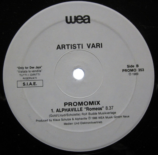 Various - Artisti Vari | WEA (PROMOMIX 353)