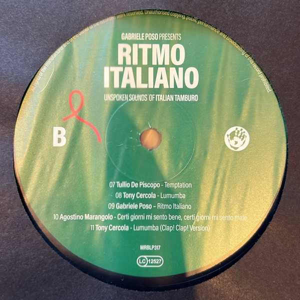 Gabriele Poso - Ritmo Italiano 'Unspoken Sounds Of Italian Tamburo' | Mr Bongo (MRBLP317) - 4