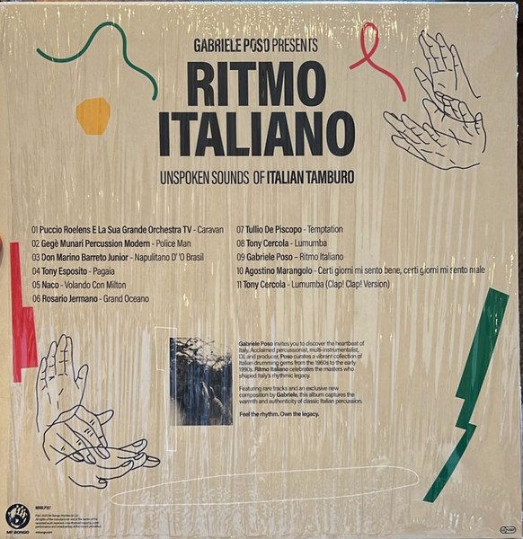 Gabriele Poso - Ritmo Italiano 'Unspoken Sounds Of Italian Tamburo' | Mr Bongo (MRBLP317) - 2