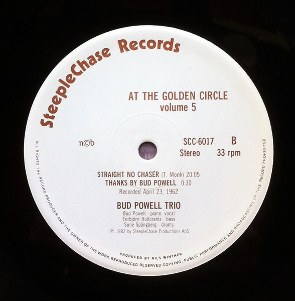 The Bud Powell Trio - At The Golden Circle Volume 5 | SteepleChase (SCC 6017) - 4