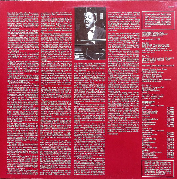 The Bud Powell Trio - At The Golden Circle Volume 5 | SteepleChase (SCC 6017) - 2