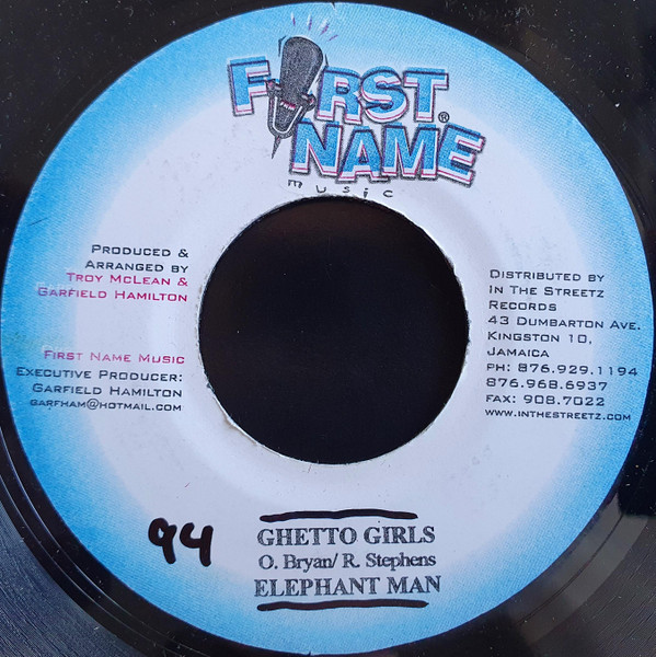 Elephant Man / Steely & Clevie - Ghetto Girls / Threat | First Name Music (none) - main