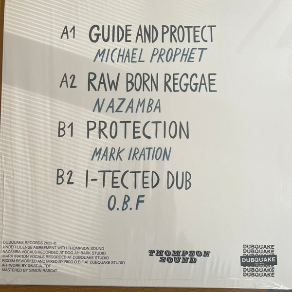 Michael Prophet , Mark Iration , O.B.F. , Nazamba - Guide & Protect | Dubquake Records (DBQK) - 2
