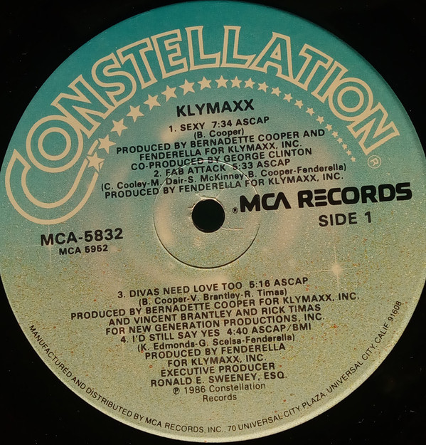 Klymaxx - Klymaxx | Constellation (MCA-5832) Klymaxx - Klymaxx | Constellation (MCA-5832)