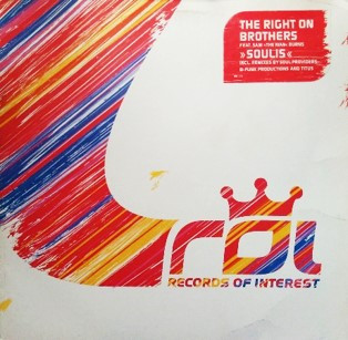 The Right On Brothers Feat. Sam "The Man" Burns - Soulis | Records Of Interest (ROI 019)