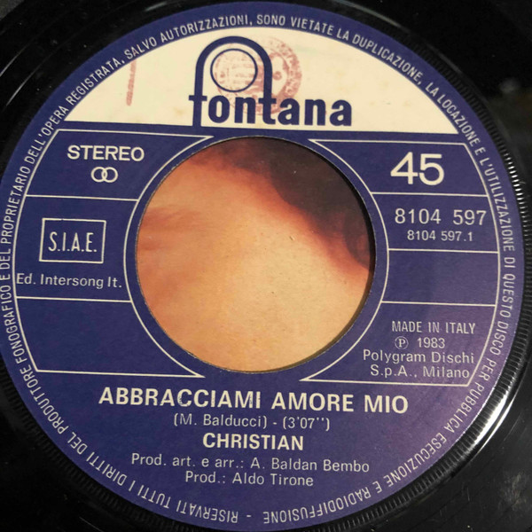 Christian - Abbracciami Amore Mio | Fontana (8104 597) - 3