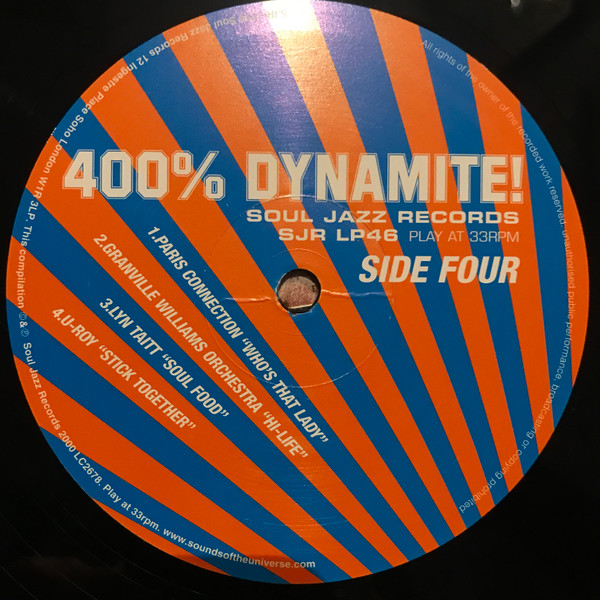 Various - 400% Dynamite! | Soul Jazz Records (SJR LP46) - 6