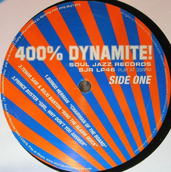 Various - 400% Dynamite! | Soul Jazz Records (SJR LP46) - 3