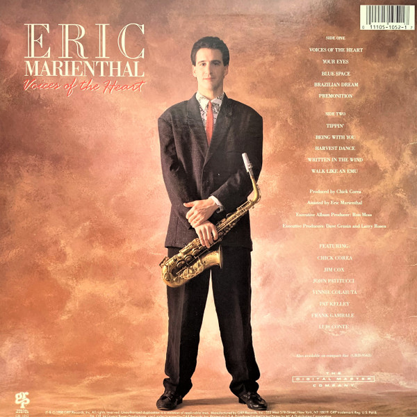 Eric Marienthal - Voices Of The Heart | GRP (GR-1052) Eric Marienthal - Voices Of The Heart | GRP (GR-1052)