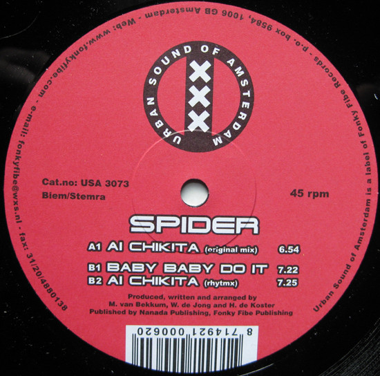 Spider - Ai Chikita | Urban Sound Of Amsterdam (USA 3073)