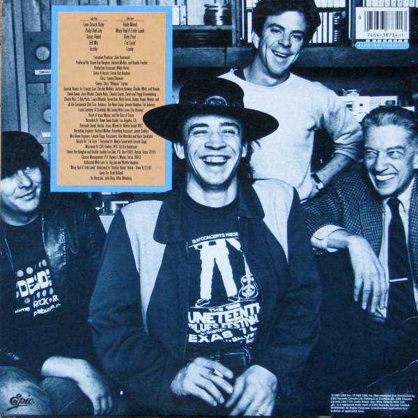 Stevie Ray Vaughan & Double Trouble - Texas Flood | Epic (FE 38734) - 2