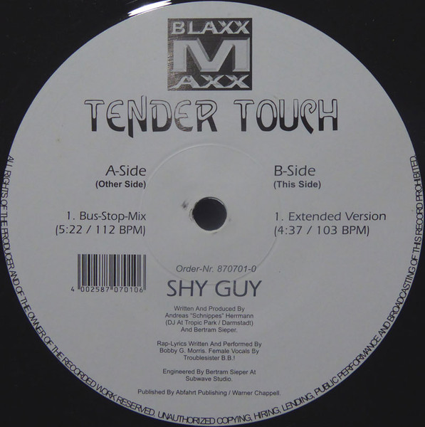 Tender Touch - Shy Guy | Blaxx Maxx (870701-0) - main Tender Touch - Shy Guy | Blaxx Maxx (870701-0) - main