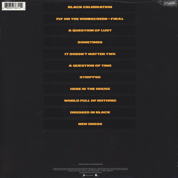 Depeche Mode - Black Celebration | Legacy (STUMM26) - 4 Depeche Mode - Black Celebration | Legacy (STUMM26) - 4